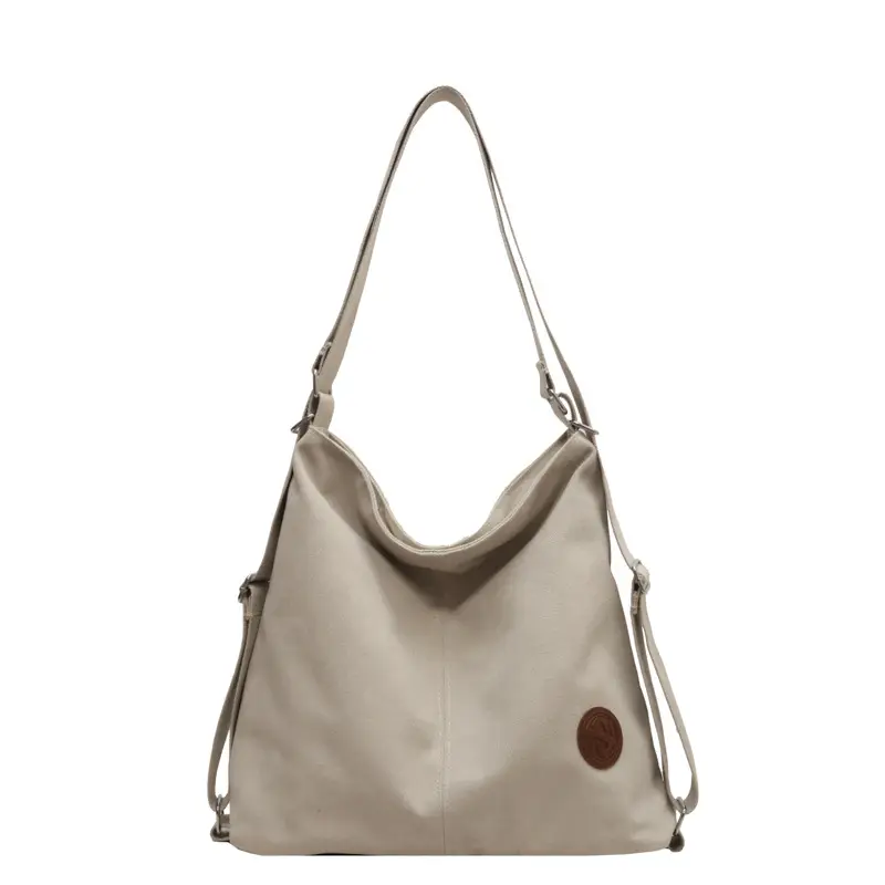Canvas Shoulder Bag Women Large Capacity Artistic Retro Design - Image 3