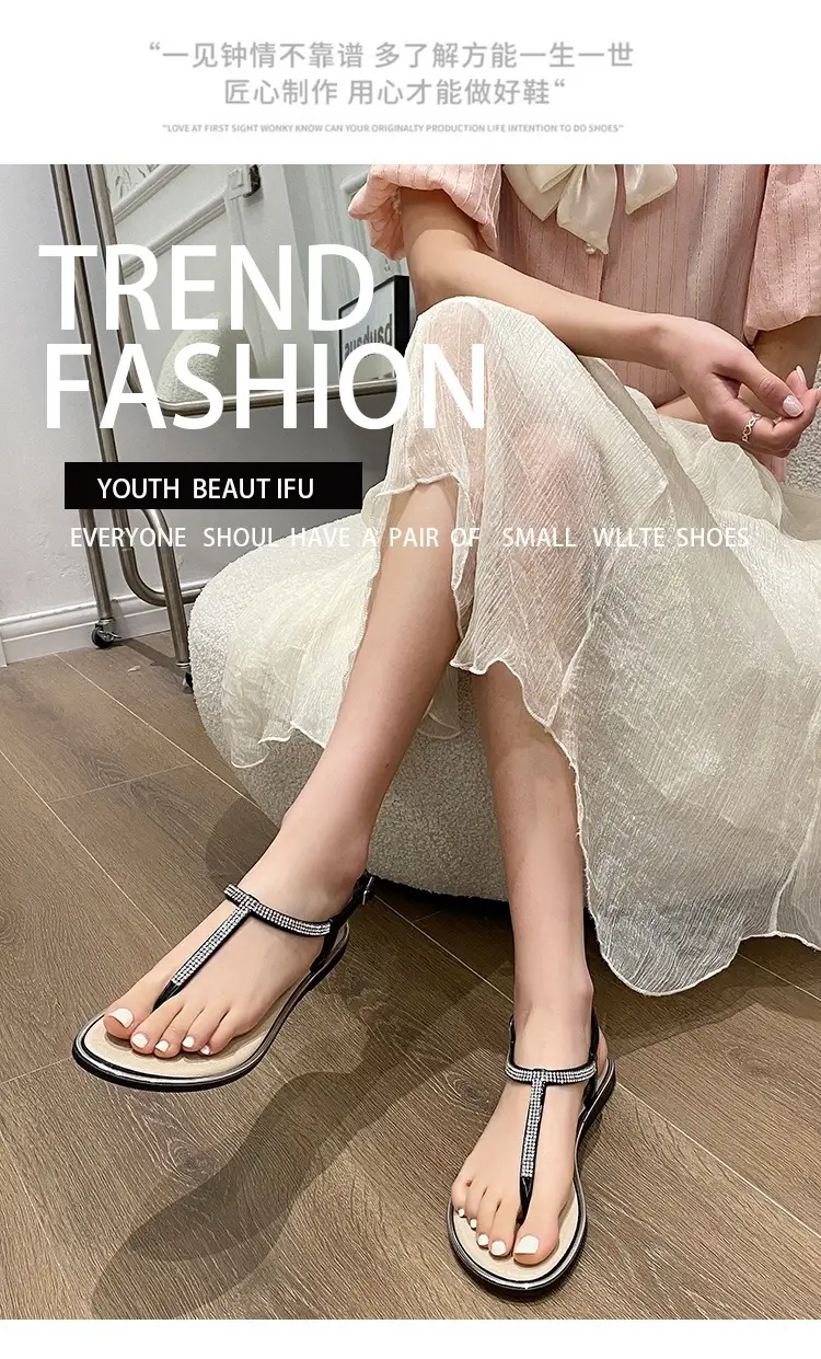 Women Cross-Brand Beige Flat Sandals Summer — feature 1