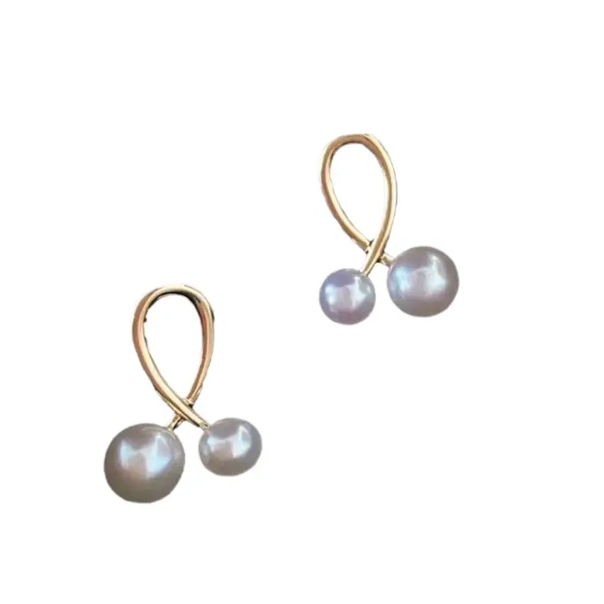 S925 Silver Pearl Earrings Light Board Size - Image 6
