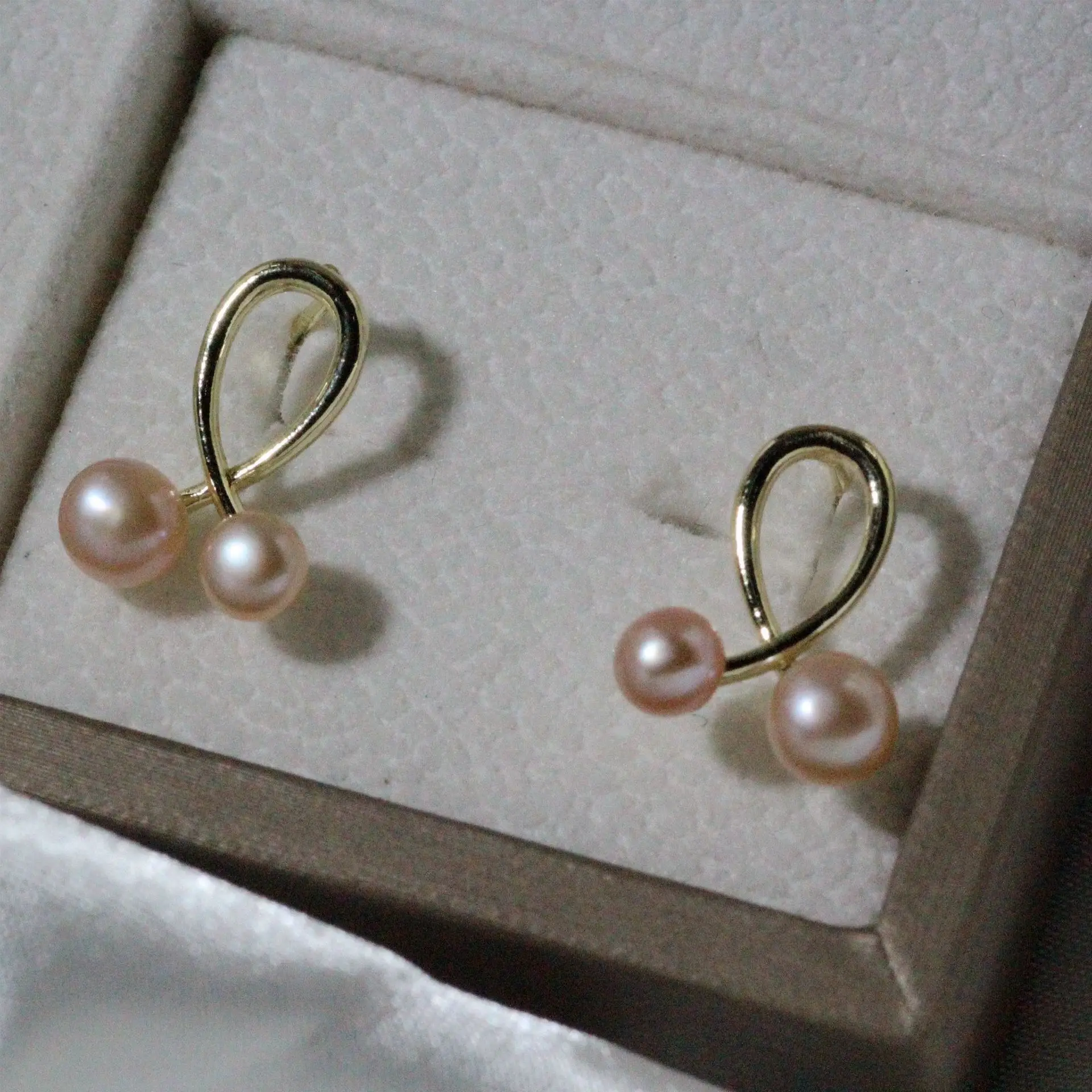 S925 Silver Pearl Earrings Light Board Size — feature 14