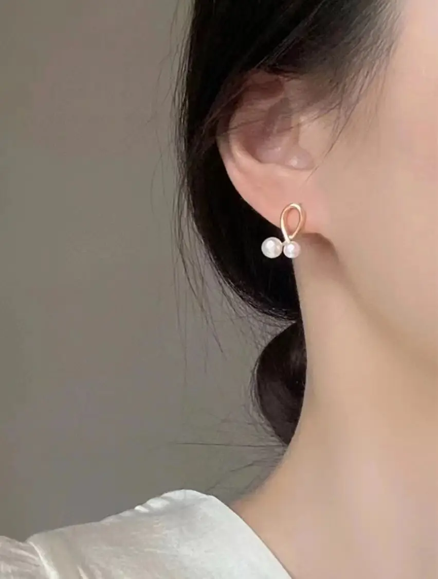 S925 Silver Pearl Earrings Light Board Size — feature 16