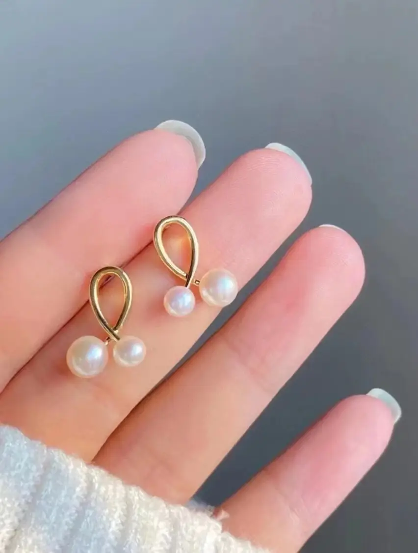 S925 Silver Pearl Earrings Light Board Size — feature 20