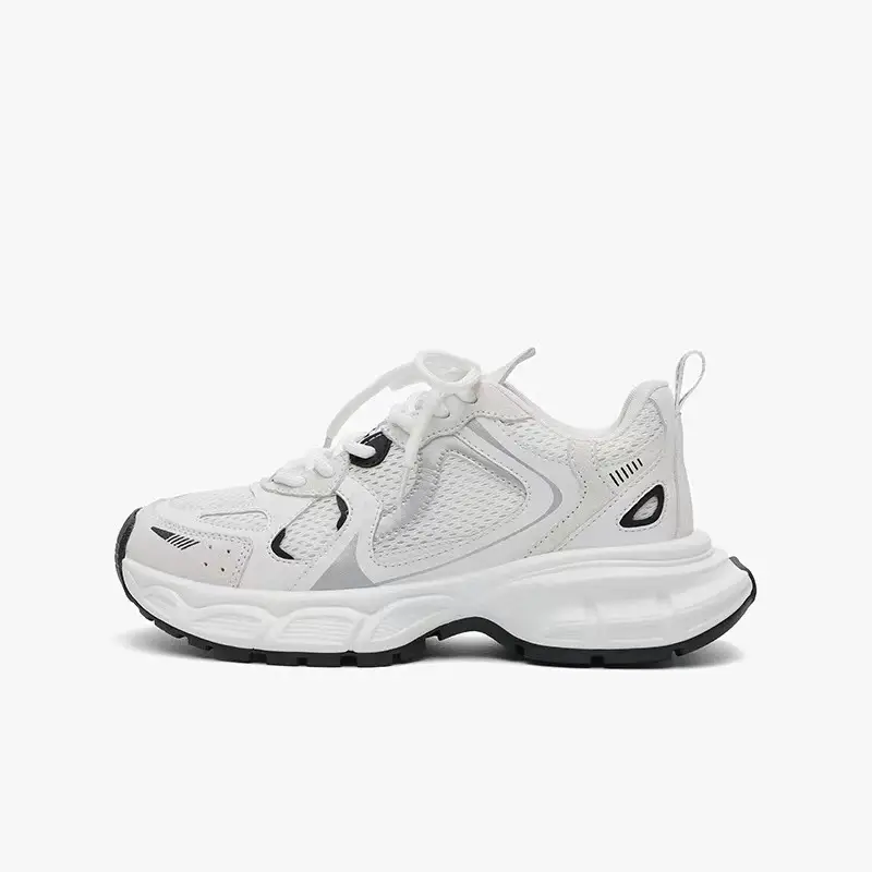 2025 Korean Style Women's Thick White Casual Shoes - Image 6