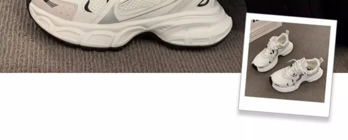 2025 Korean Style Women's Thick White Casual Shoes โ feature 2