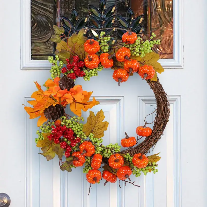 2023 Autumn Pumpkin Garland for Door Hanging - Image 4