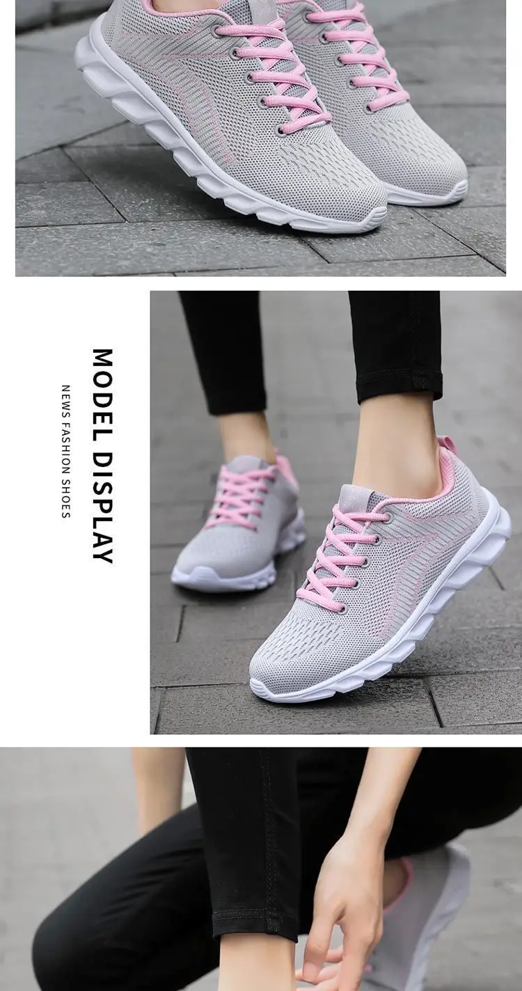 Autumn new women's sports casual shoes non-slip soft bottom all black work shoes mother shoes ultra-light kitchen shoes — feature 19