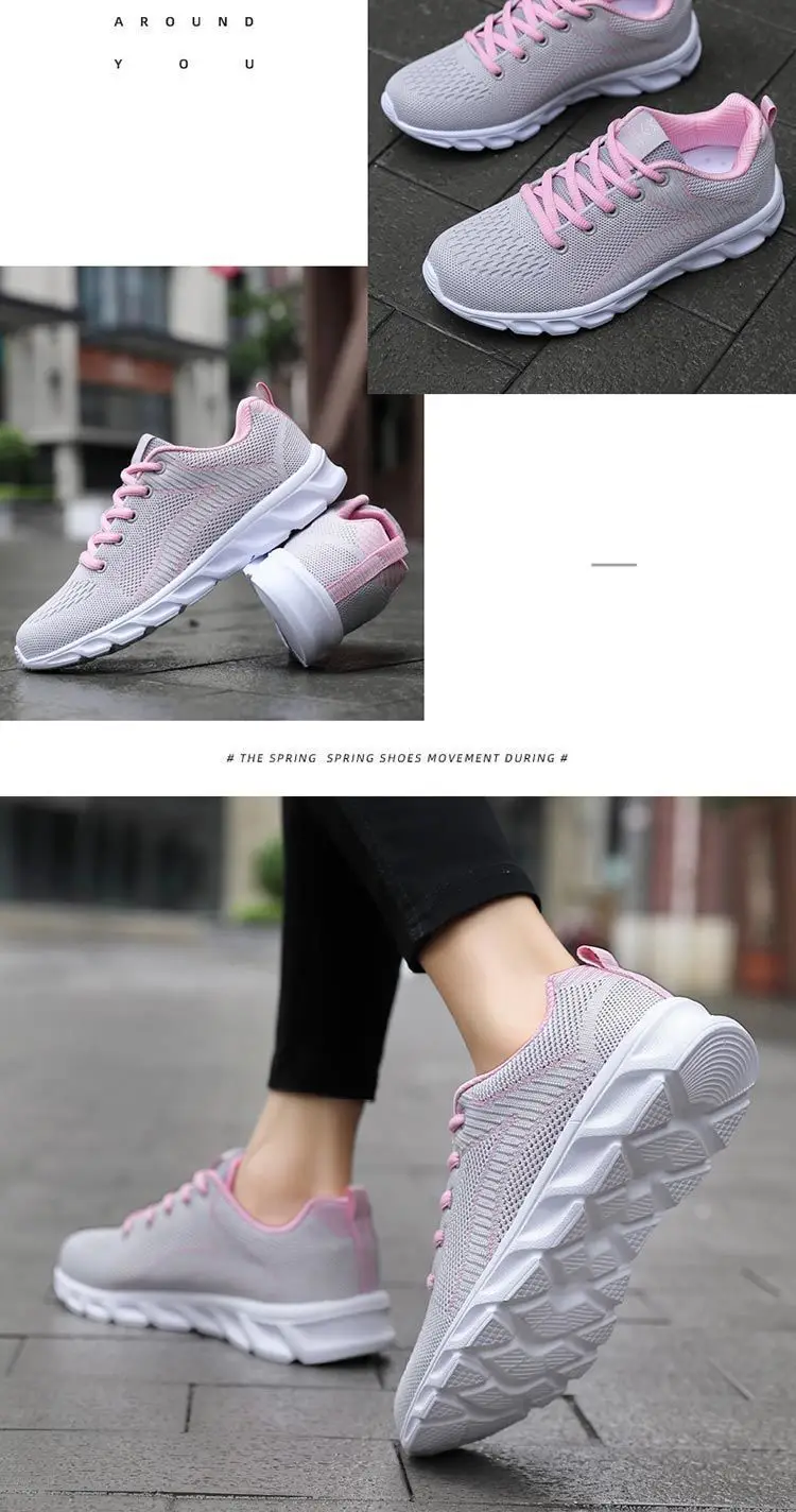 Autumn new women's sports casual shoes non-slip soft bottom all black work shoes mother shoes ultra-light kitchen shoes — feature 21