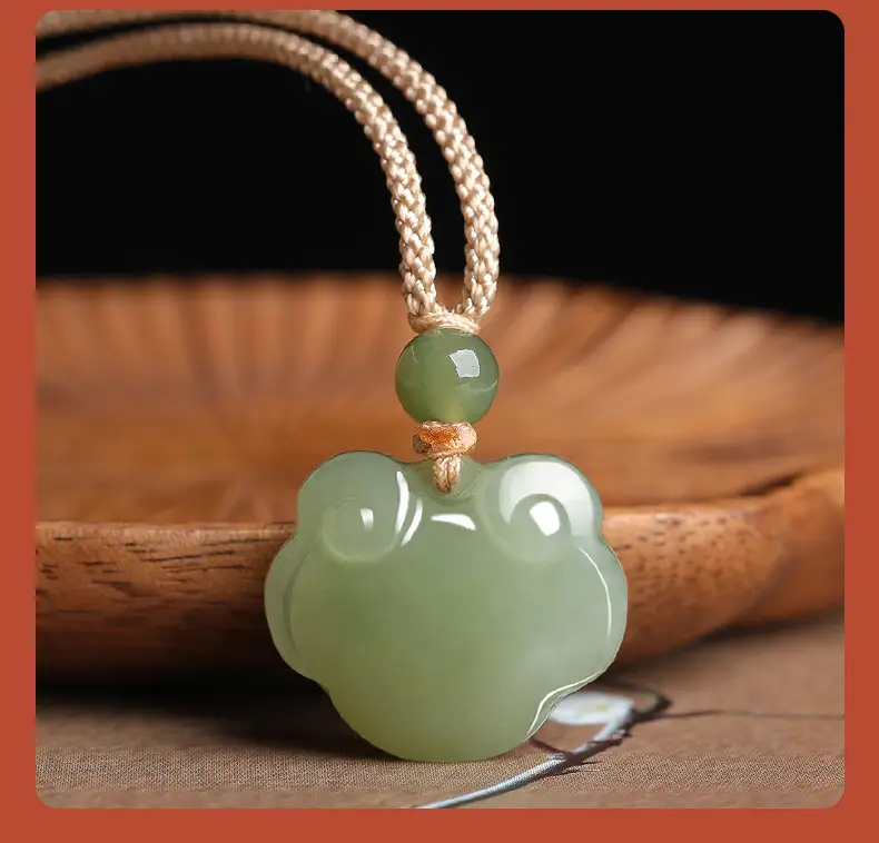 Afghan Jade Ping An Ruyi Lock Pendant for Boys Girls — feature 3