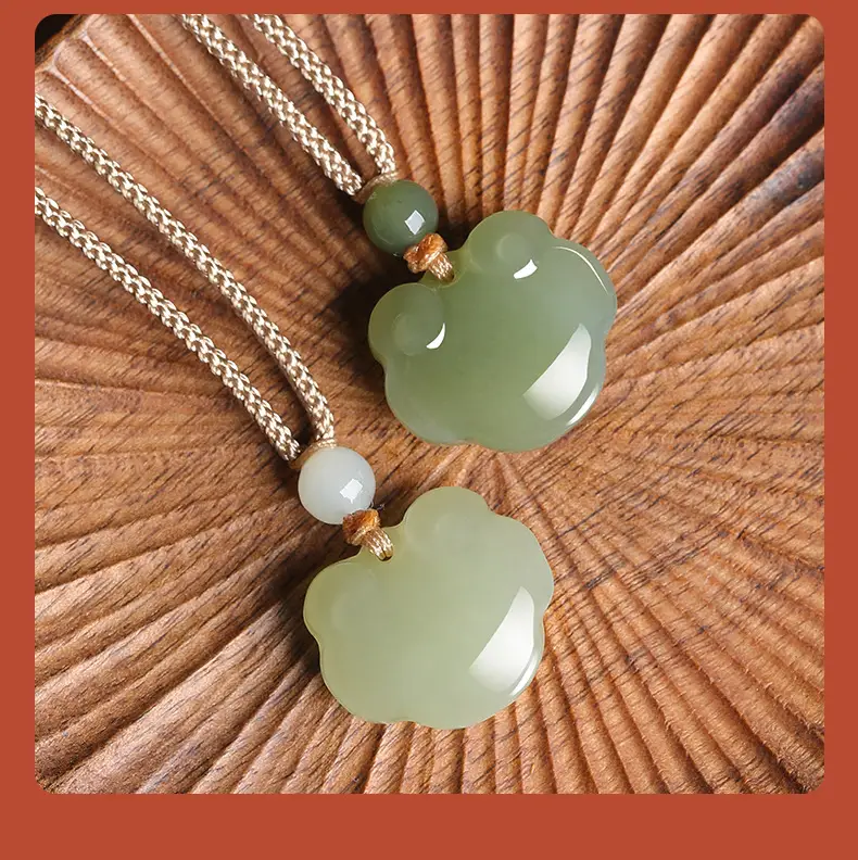 Afghan Jade Ping An Ruyi Lock Pendant for Boys Girls — feature 4