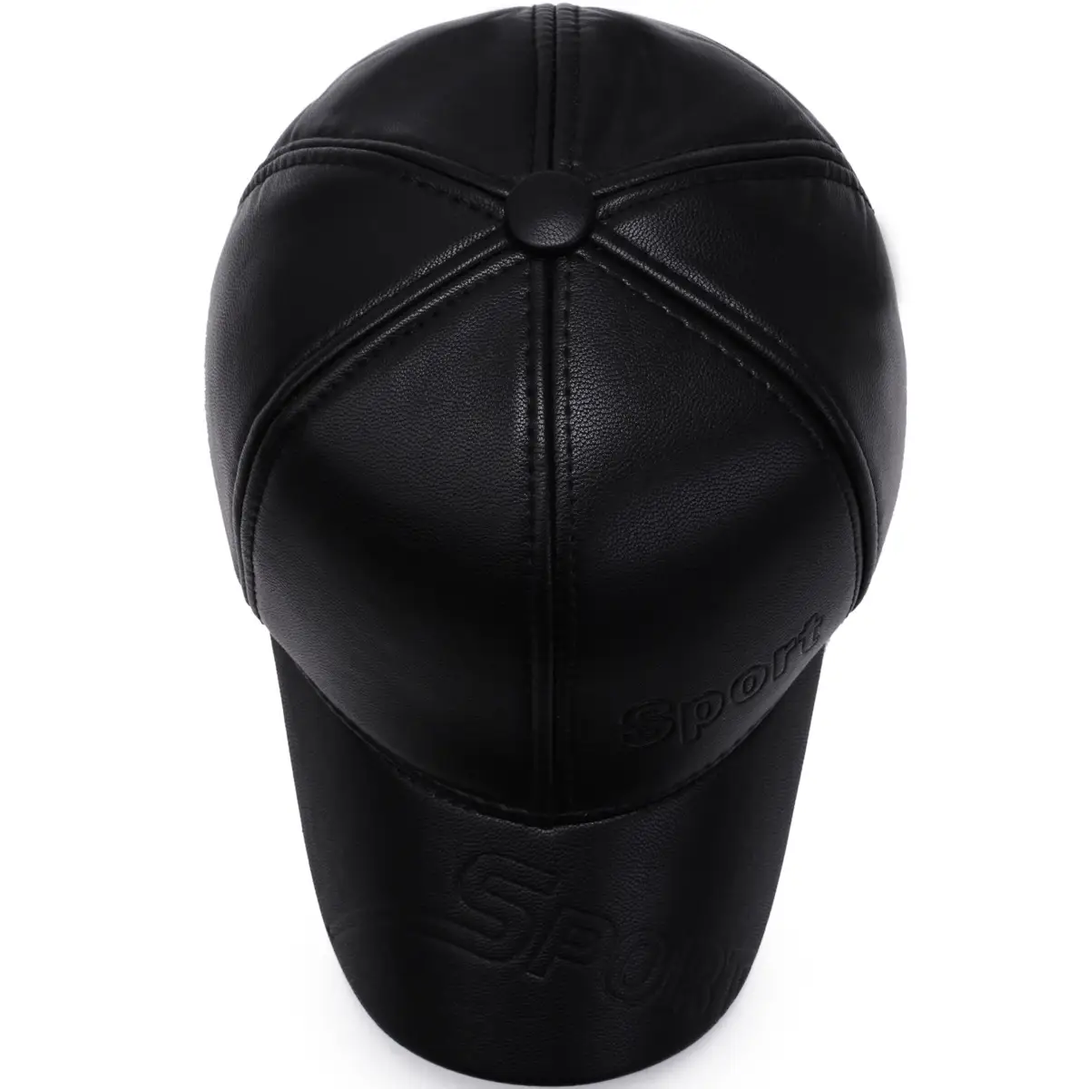 Men's Black Fleece Cycling Cap Winter Sport Cap