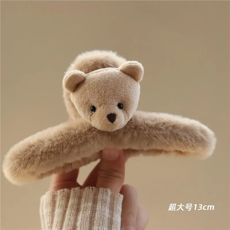 Cute Panda Plush Hairpin for Women Autumn Winter - Image 10