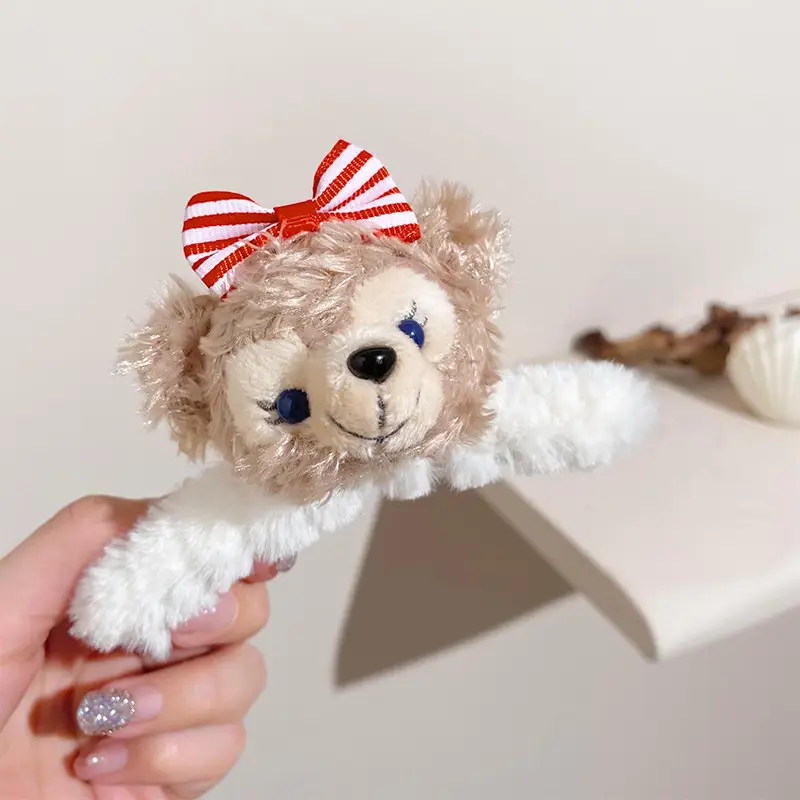 Cute Panda Plush Hairpin for Women Autumn Winter - Image 12