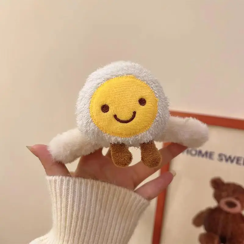 Cute Panda Plush Hairpin for Women Autumn Winter - Image 4