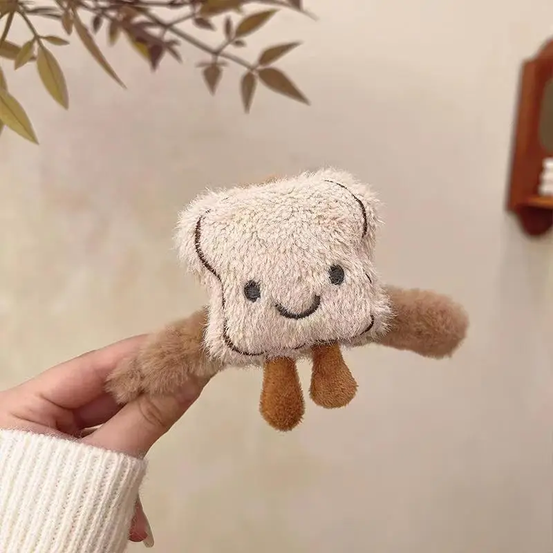 Cute Panda Plush Hairpin for Women Autumn Winter - Image 5