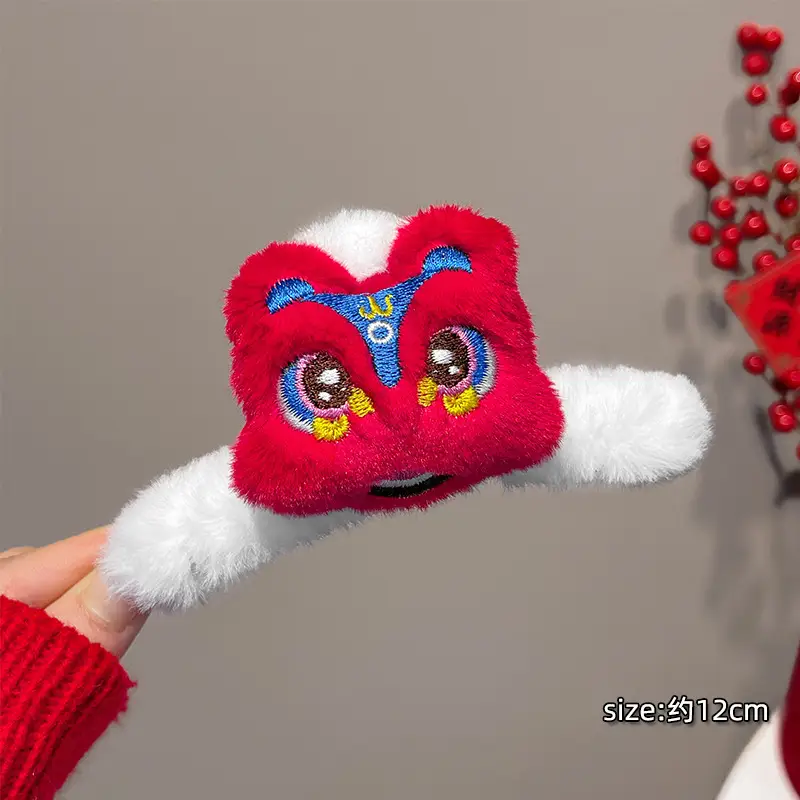 Cute Panda Plush Hairpin for Women Autumn Winter - Image 8