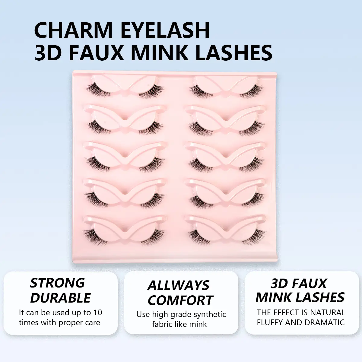 European & American Middle East Cross-Country False Eyelashes Set - Image 22