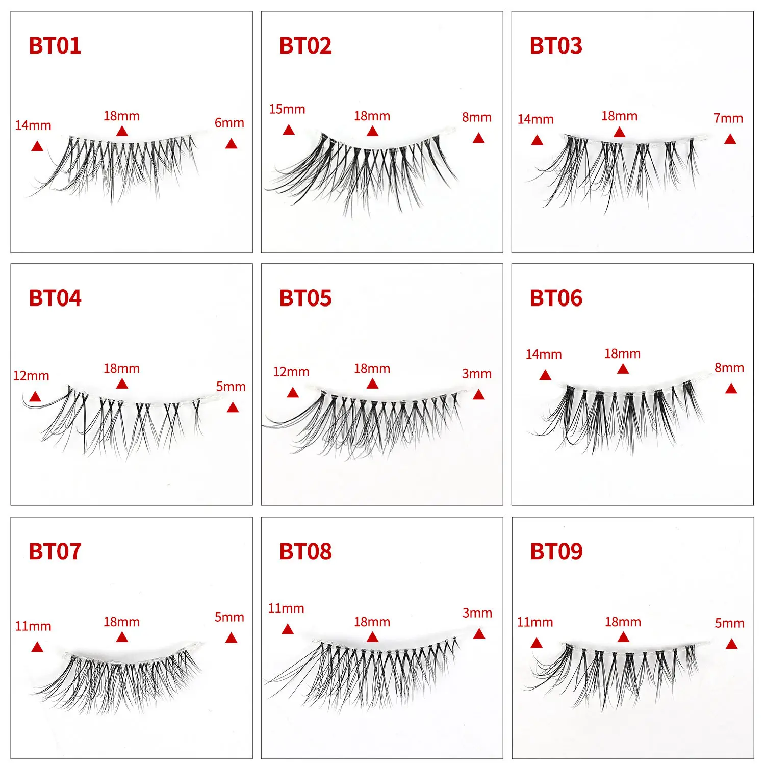 European & American Middle East Cross-Country False Eyelashes Set — feature 11