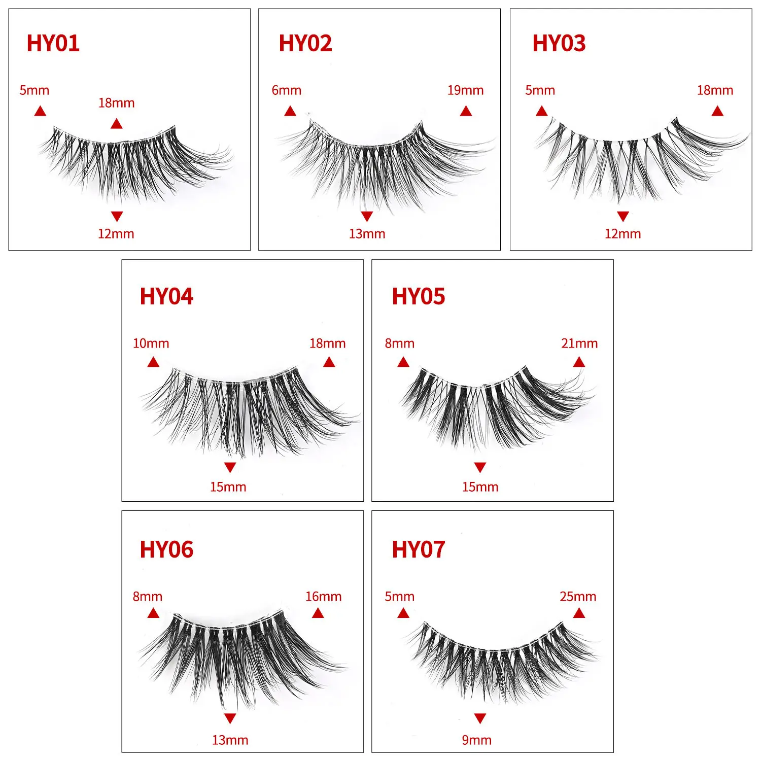 European & American Middle East Cross-Country False Eyelashes Set — feature 7
