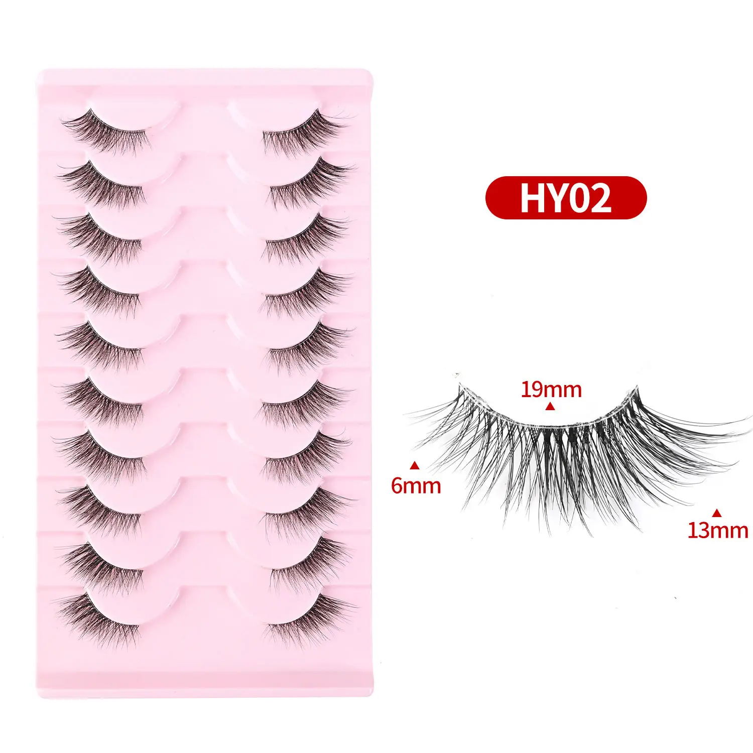 European & American Middle East Cross-Country False Eyelashes Set - Image 11