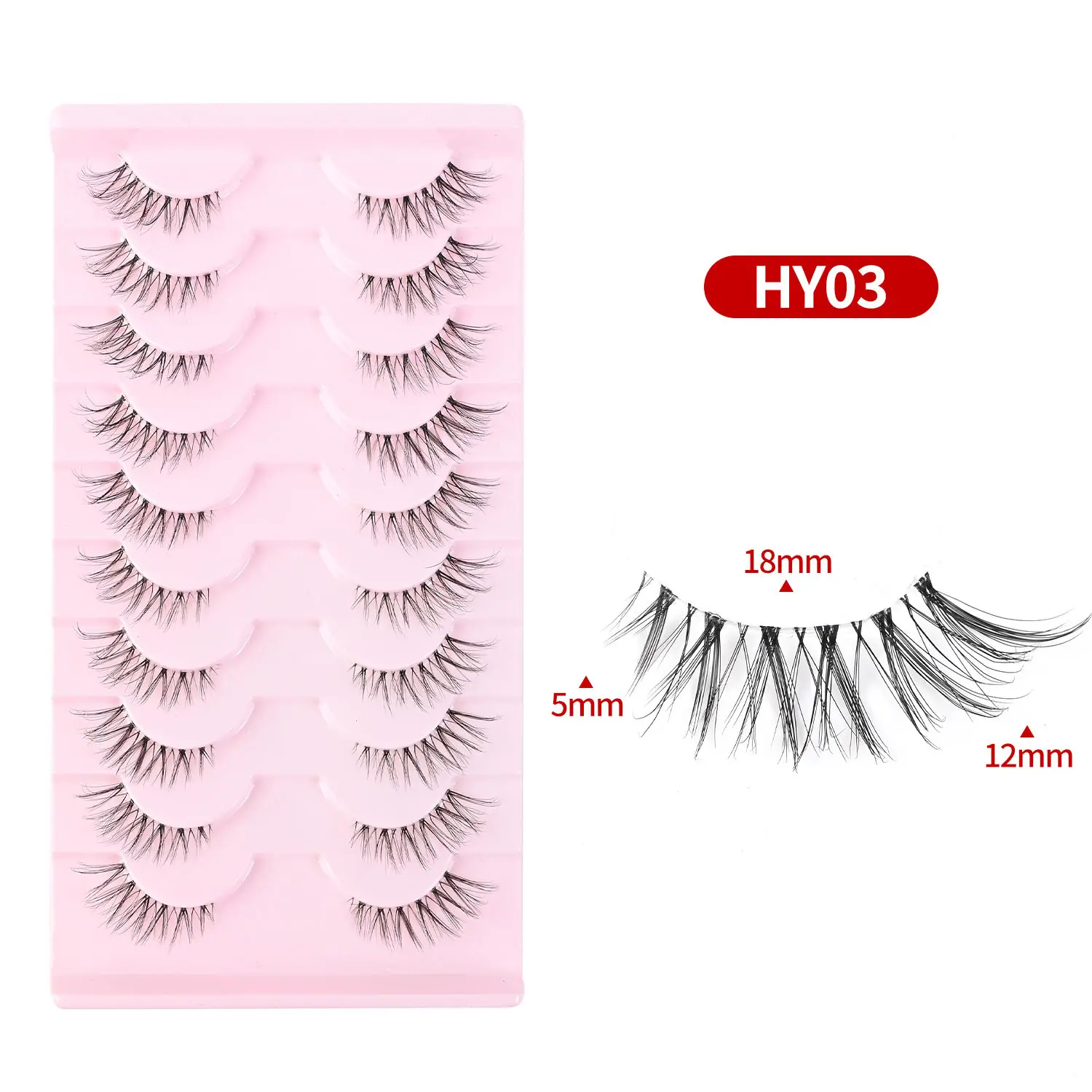 European & American Middle East Cross-Country False Eyelashes Set - Image 12