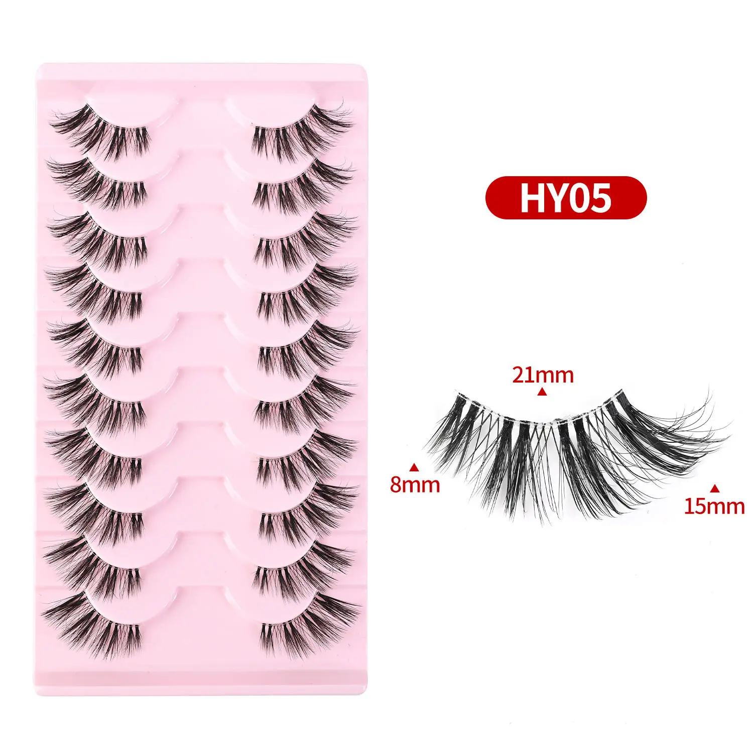 European & American Middle East Cross-Country False Eyelashes Set - Image 13