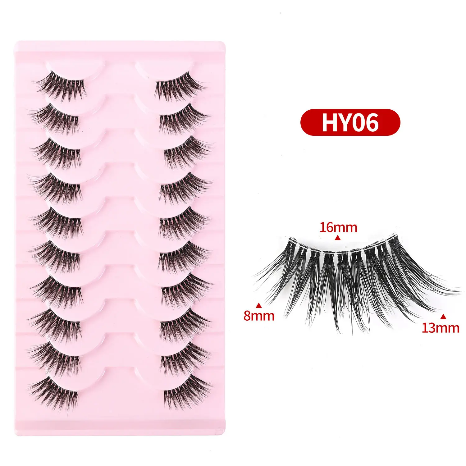 European & American Middle East Cross-Country False Eyelashes Set - Image 14