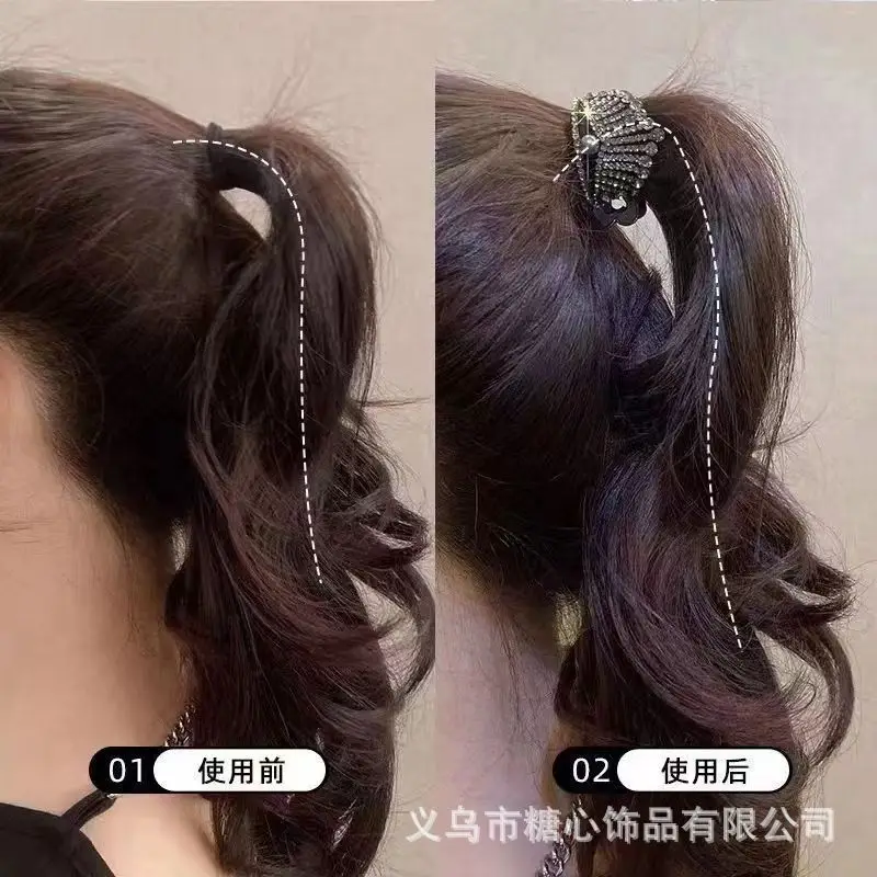 High-Grade Full Diamond Crown Hairpin Clips for Women — feature 9