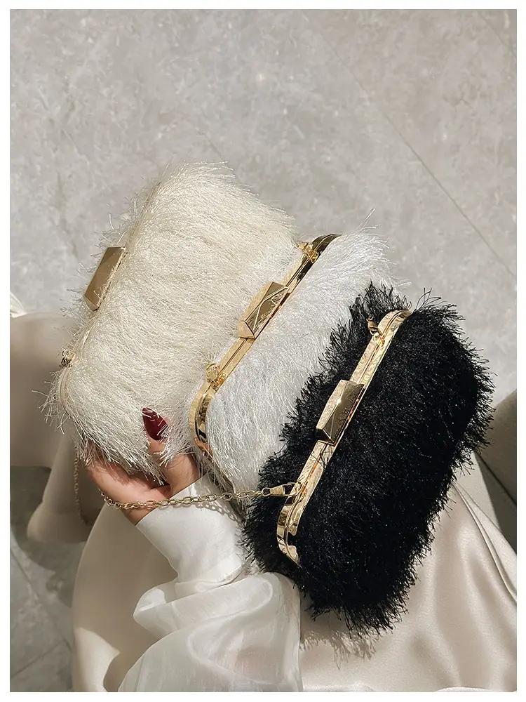2025 New Cross-Border Elegant Dinner Bag Shoulder Clutch Women's Bag Acrylic Bag Lady Style Makeup Box Bag — feature 2