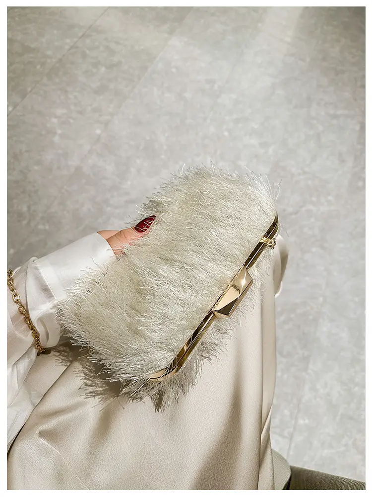 2025 New Cross-Border Elegant Dinner Bag Shoulder Clutch Women's Bag Acrylic Bag Lady Style Makeup Box Bag — feature 9