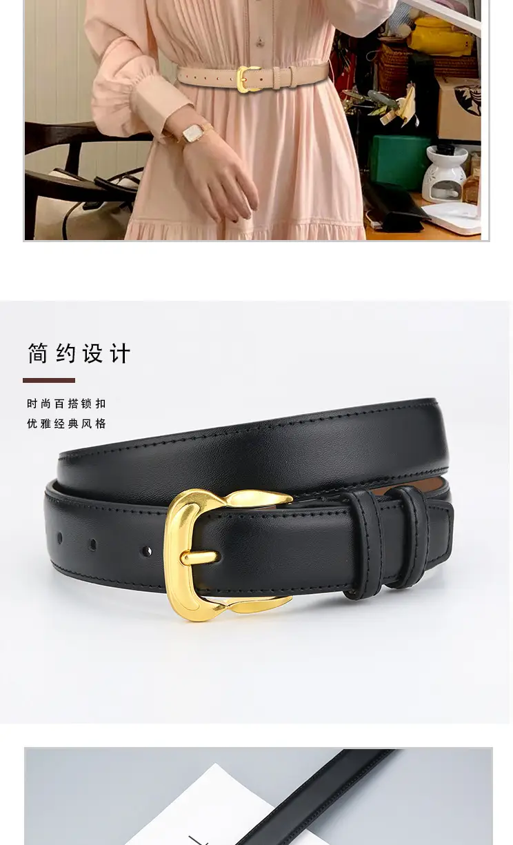 Fashionable Genuine Leather Belt for Women β feature 3