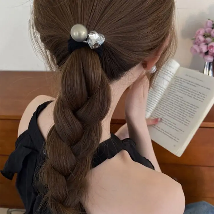 Pearl Hair Pony with High Elastic Band - Image 5