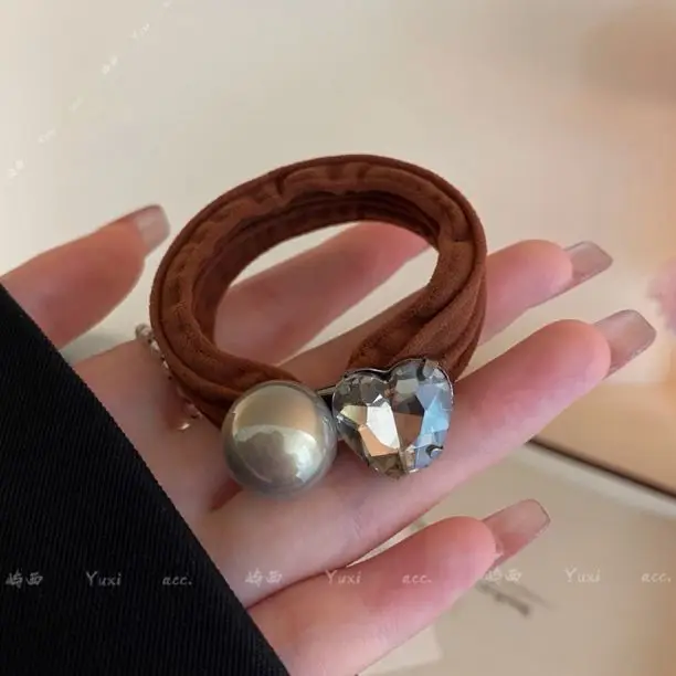 Pearl Hair Pony with High Elastic Band - Image 2