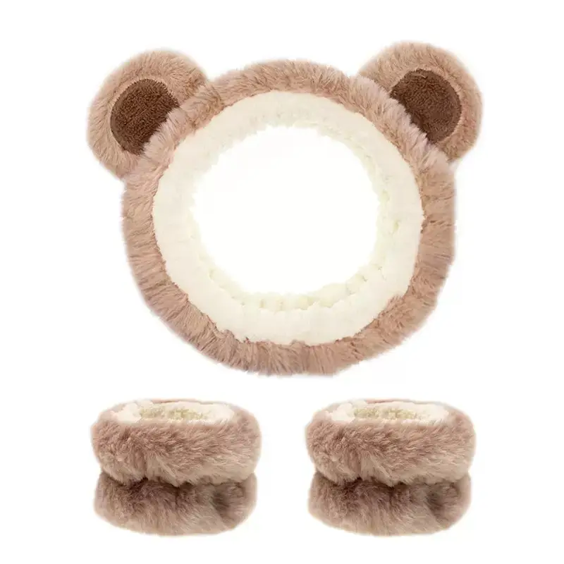 Plush Bear Ears Wrist Strap for Women - Image 17