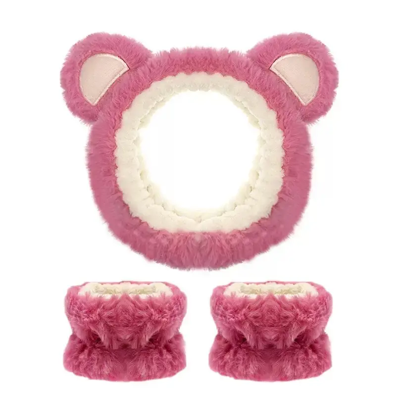 Plush Bear Ears Wrist Strap for Women — feature 4