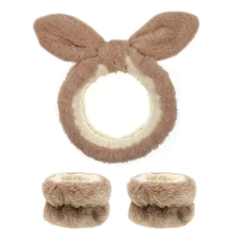 Plush Bear Ears Wrist Strap for Women - Image 13