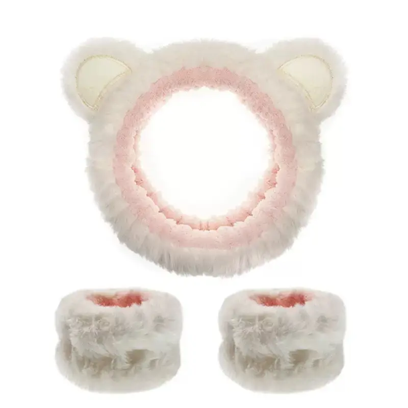 Plush Bear Ears Wrist Strap for Women - Image 5