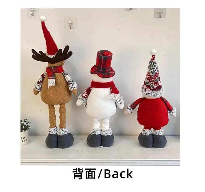 Christmas Retractable Doll Set of 3 Cute Winter Decor — feature 10