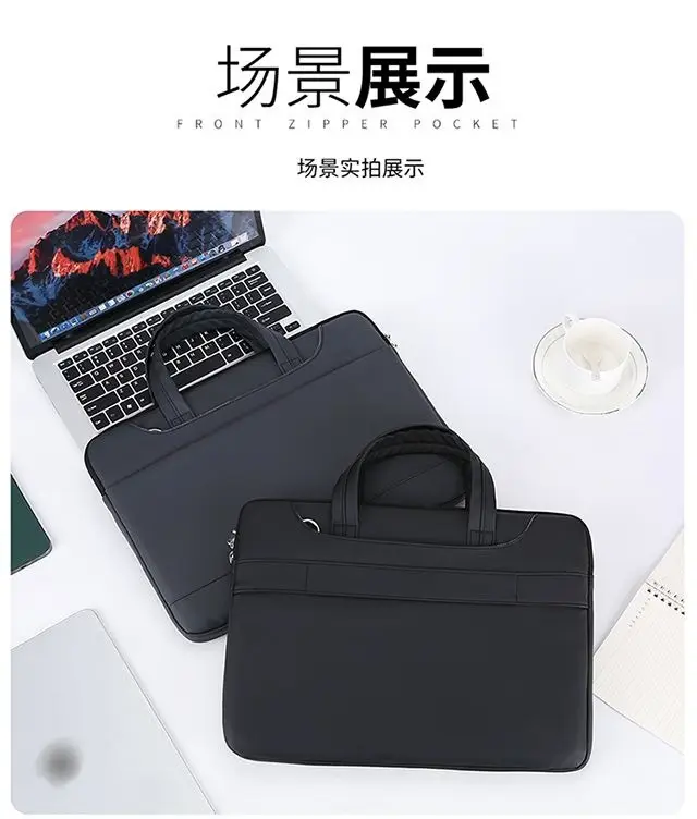 Black Business Laptop Bag for Men Women Large Capacity — feature 18