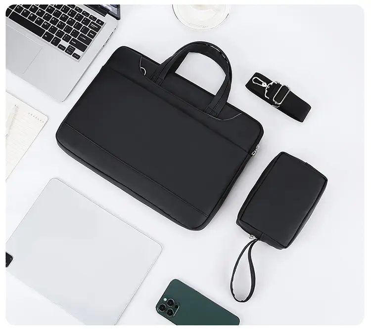 Black Business Laptop Bag for Men Women Large Capacity — feature 20