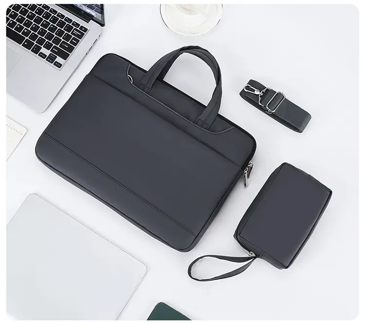 Black Business Laptop Bag for Men Women Large Capacity — feature 21