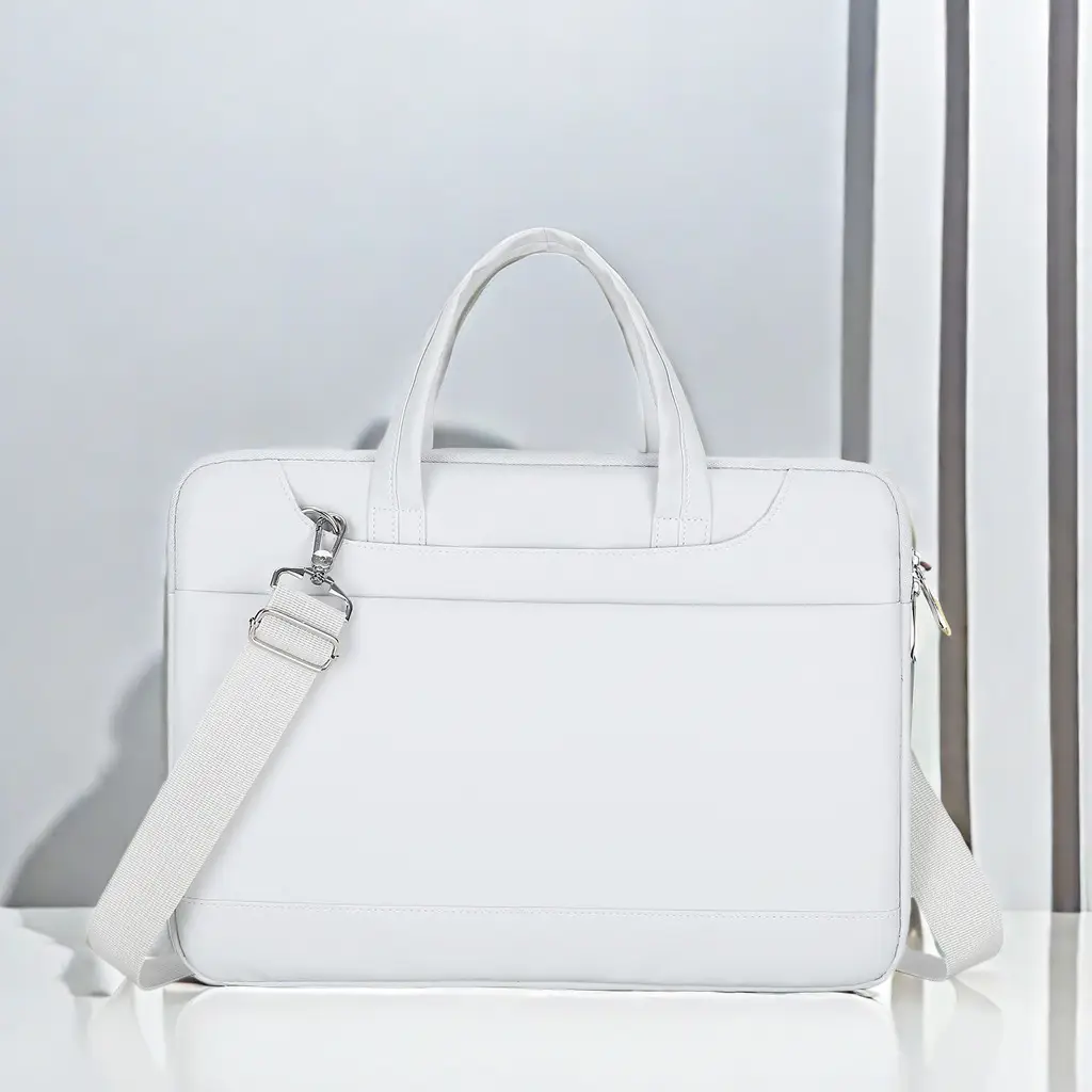 Black Business Laptop Bag for Men Women Large Capacity - Image 2