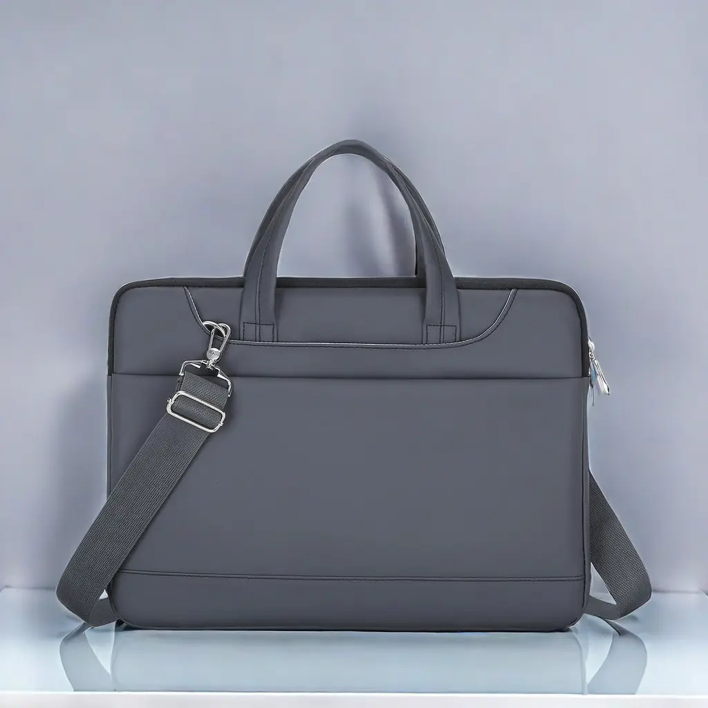 Black Business Laptop Bag for Men Women Large Capacity - Image 3