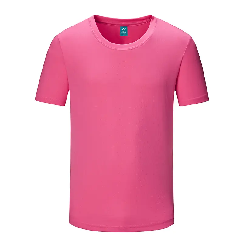 Pink Short Sleeve Men's T-Shirt 140g - Image 10