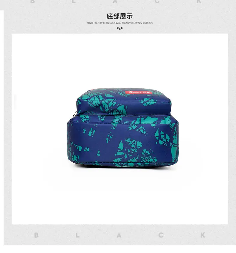 Men Floral Korean Style Chest Bag Shoulder Messenger — feature 25