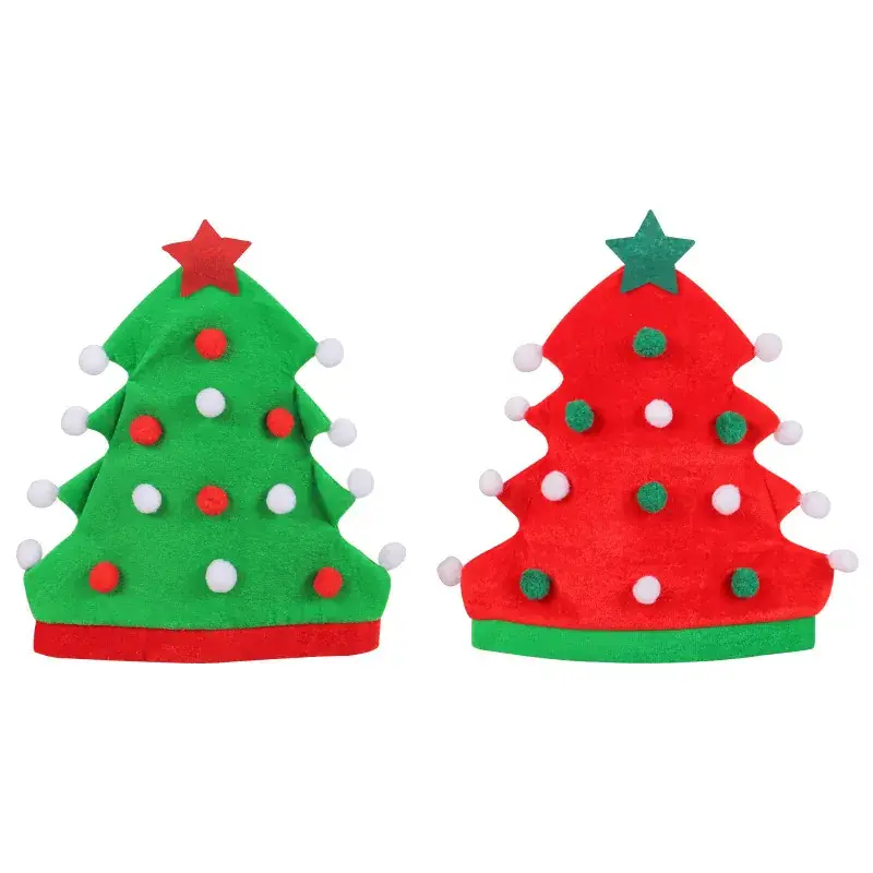 Cangyan Red Green Christmas Tree Hats 2023 - Image 6