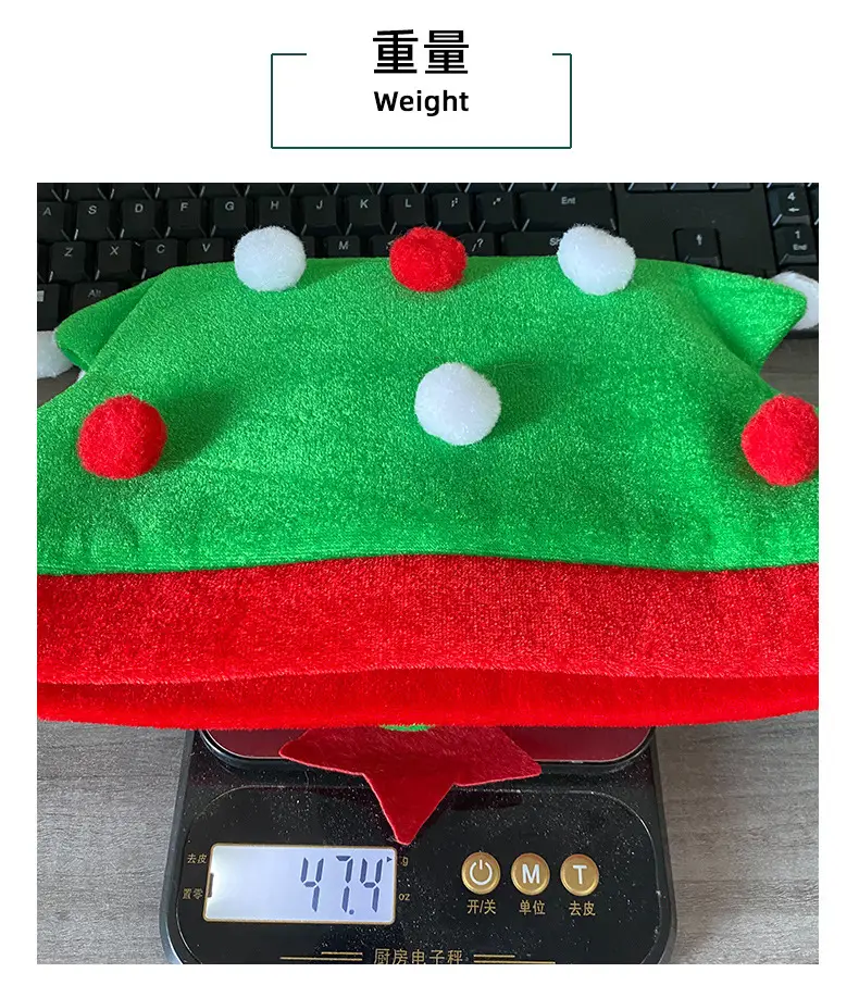 Cangyan Red Green Christmas Tree Hats 2023 — feature 12