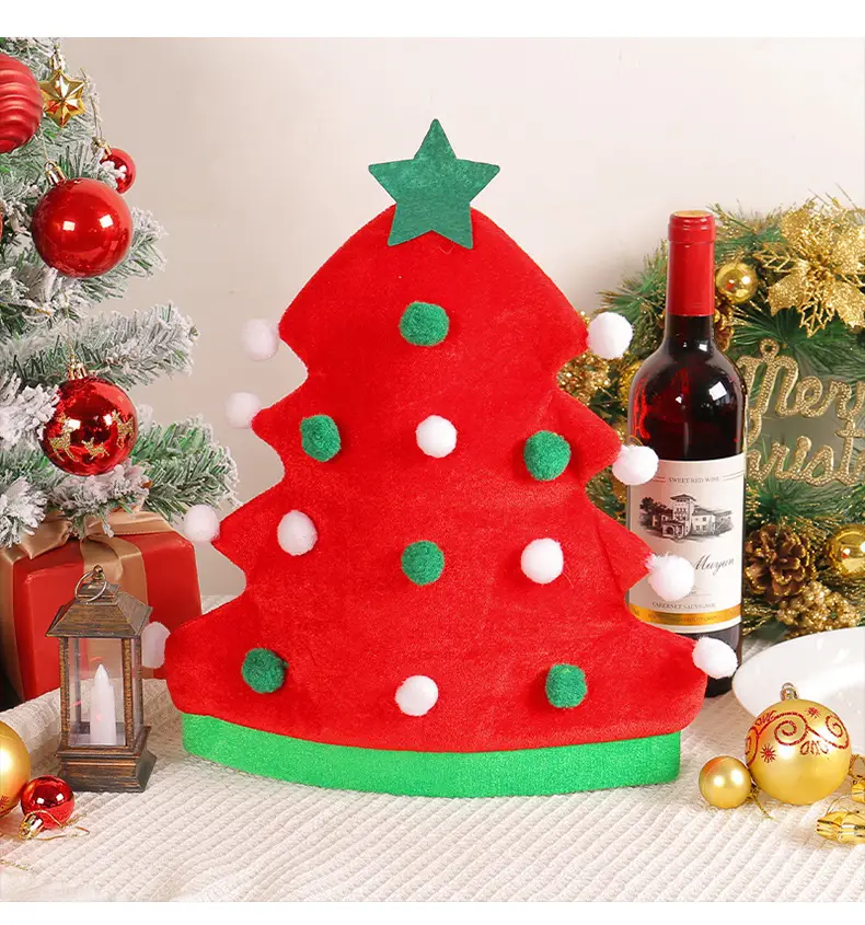Cangyan Red Green Christmas Tree Hats 2023 — feature 6