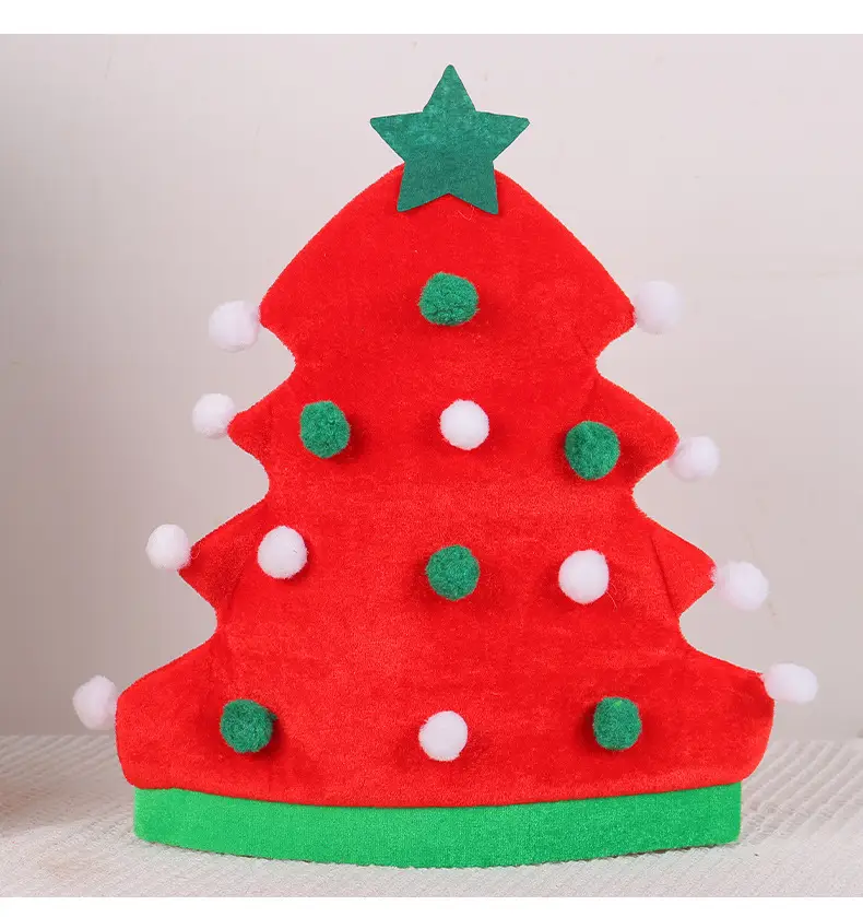 Cangyan Red Green Christmas Tree Hats 2023 — feature 7