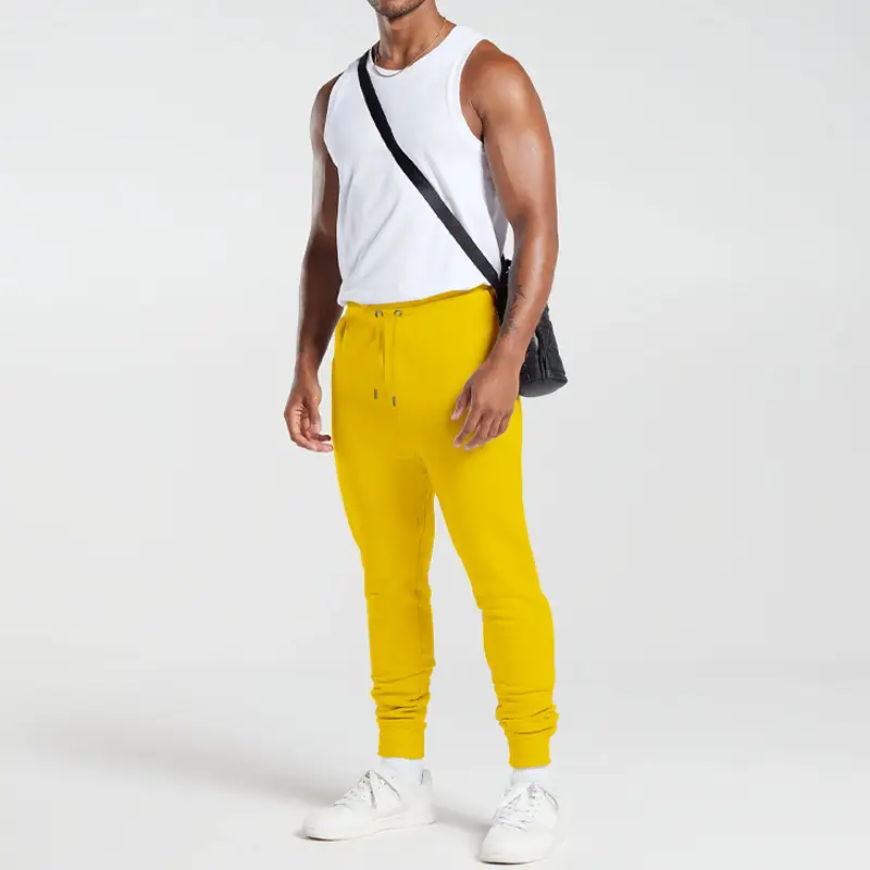 Men's Olive Green Slim Fit Jogger Pants — feature 26