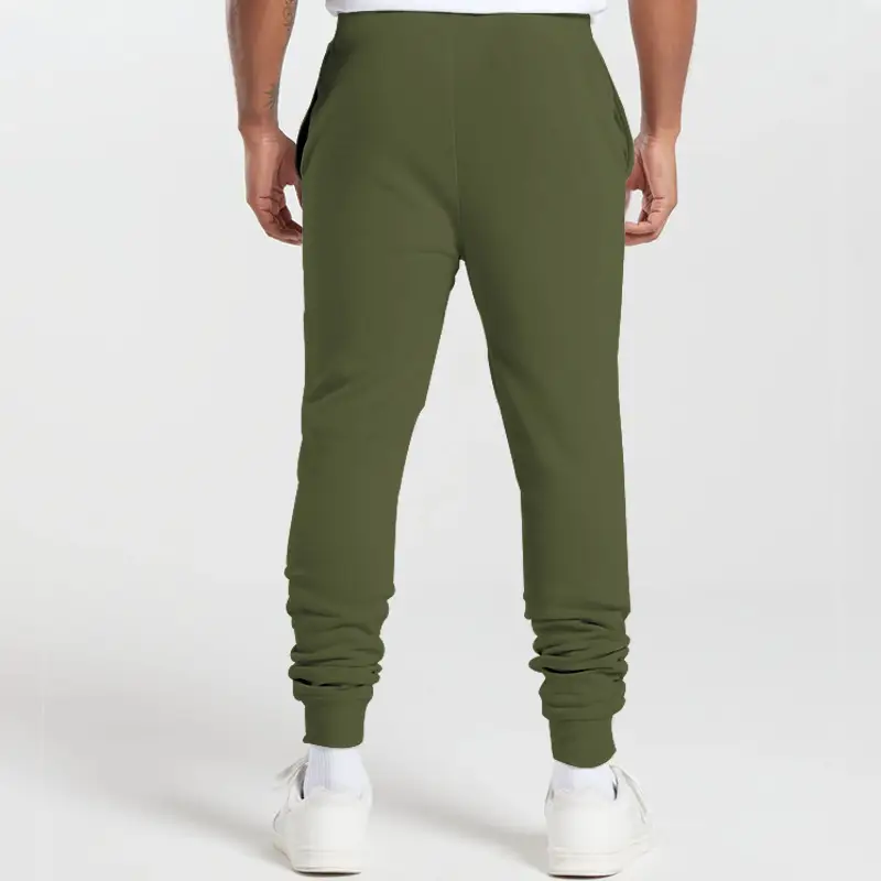 Men's Olive Green Slim Fit Jogger Pants — feature 33